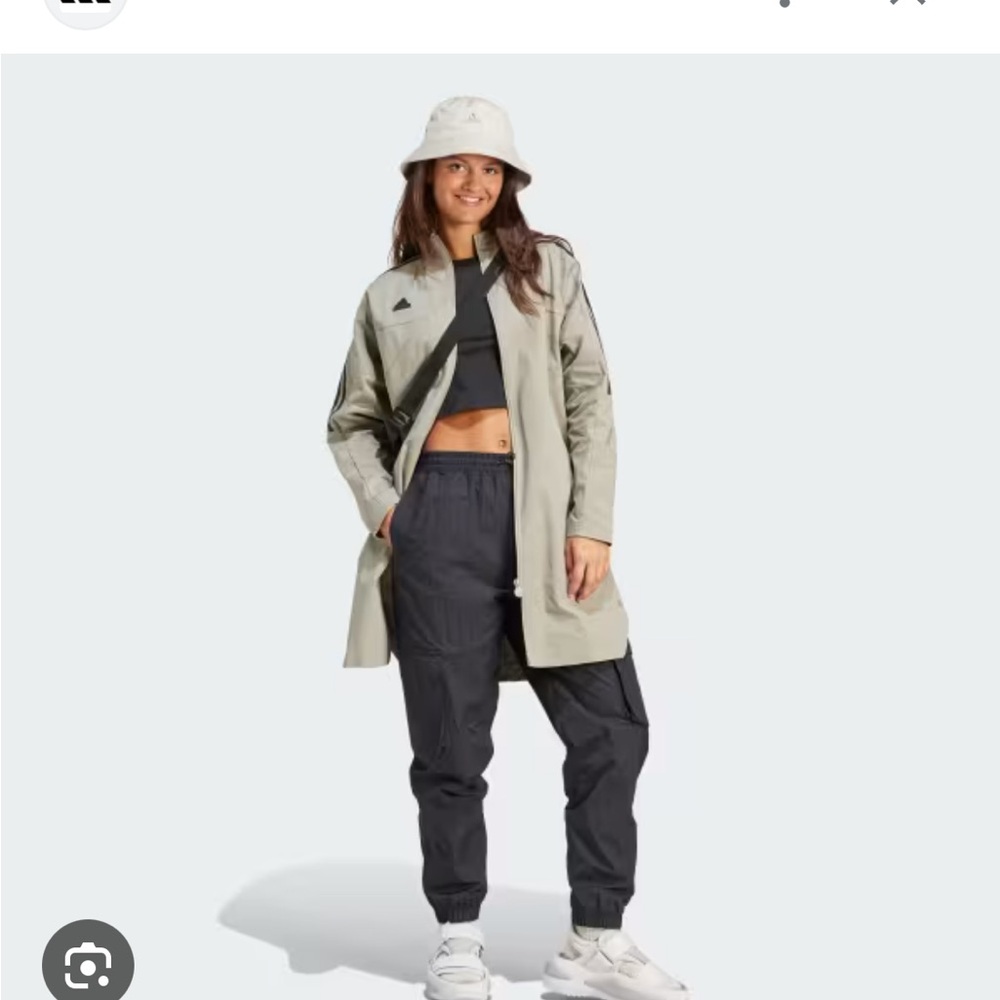 ADIDAS TIRO 3-STRIPES SNAP-BUTTON WOVEN COAT - Picture 3 of 9